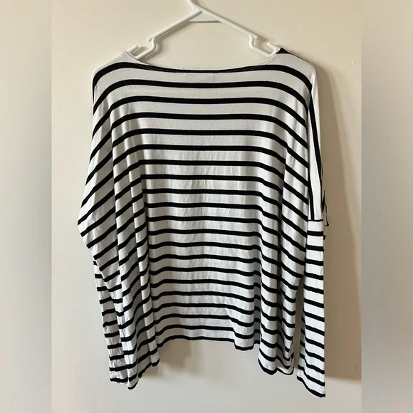 Hatch long sleeve stripe tee size 0 - Picture 3 of 4